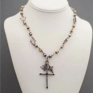 Om My Goodness Vintage Necklace by Lucky  18 inch
